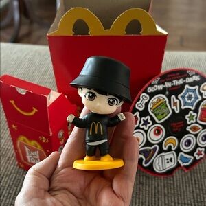 McDonald's tiny Tan Jung Kook NEW with the original happy meal box
